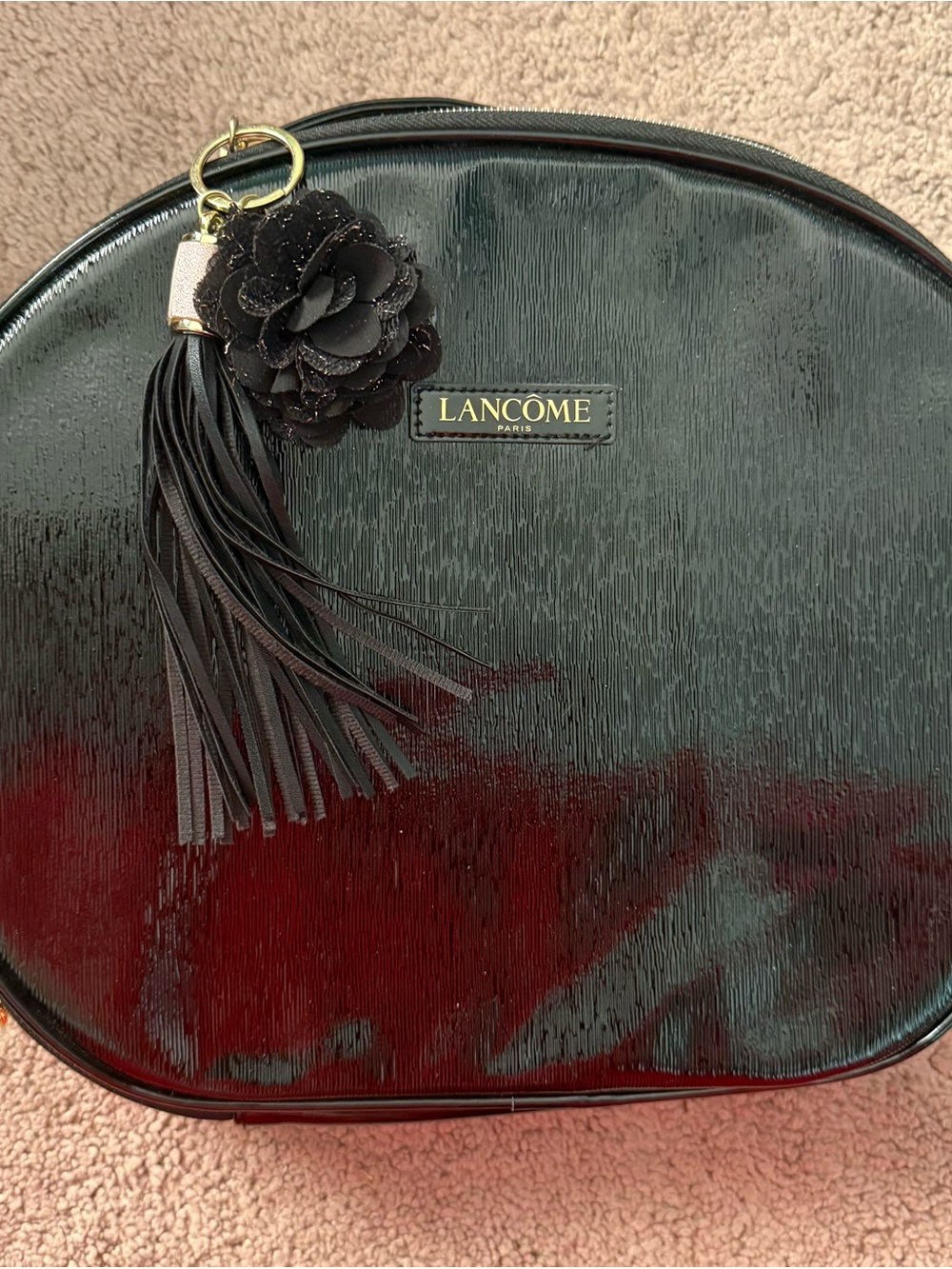Lancôme Paris Cosmetic Bag with Tassel Charm